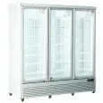 ESPOSITORE VERTICALE REFRIGERATO - VENTILATO - Mod. RFG 1900 - N. 3 PORTE - CAPACITA' LT 1200 - TEMPERATURA -18°/-22°C - Dim. cm L 188 x P 76 x h 203 - Norma CE