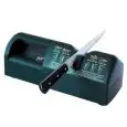 AFFILACOLTELLI PROFESSIONALE - MOD. RS590 - ADATTO PER TUTTI I TIPI DI COLTELLI - POTENZA W 180 - ALIMENTAZIONE 230 V MONOFASE - DIMENSIONI cm L 32 x P 12 x H 11