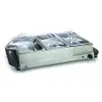 PIASTRA SCALDAVIVANDE - MOD. RS610 - CAPACITA': N. 3 GN 1/3 - ALIMENTAZIONE V 230/50-60Hz MONOFASE - POTENZA W 300 - DIM. Cm L 64,5 x P 35,5 x h 14,5 - NORMA CE