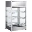 VETRINA RISCALDATA - Mod RTR97L - Struttura in acciaio inox - N. 3 ripiani - Termostato +30° /+90° C - Alimentazione 220-240V/1/50-60Hz - Dimensioni cm L 46 x P 45 x 78,5h