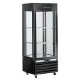 ESPOSITORE REFRIGERATO PER VINO - Mod. RV 404B - INDUSTRIA 4.0 - CAPACITA' N. 90 BOTTIGLIE - TEMPERATURA +0/+20 °C - POTENZA 247 W - ALIMENTAZIONE MONOFASE - DIMENSIONI cm L 70 x P 65 x 190 h - Norma CE