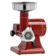 TRITACARNE PROFESSIONALE DA BANCO - MOD. TRCA R8A - VARIANTE RETRO' - GRUPPO MACINAZIONE ALLUMINIO - PRODUZIONE ORARIA Kg 15 - ALIMENTAZIONE 230/50Hz MONOFASE - DIM. Cm L 26 X P 27 X h 36 - Norma CE