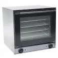 Forno elettrico a convezione per gastronomia, panetteria e pasticceria 4 teglie Allforfood S 1 ECO