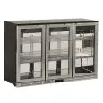 ESPOSITORE REFRIGERATO IN ACCIAIO - Mod. U285ZJ - Temperatura +0°/+10°C - Capacità lt. 315 - Alimentazione MONOFASE V220-240/1 - Potenza W 220 - Dimensioni cm. L 135 x P 53 x h 83,5 - Peso Kg. 79
