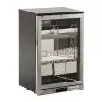 ESPOSITORE REFRIGERATO IN ACCIAIO - Mod. U98ZJ - Temperatura +0°/+10°C - Capacità lt. 136 - Alimentazione MONOFASE V220-240/1 - Potenza W 160 - Dimensioni cm. L 60 x P 53 x h 89,6 - Peso Kg. 37