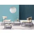 SALOTTO DA INTERNO - MOD. LISA LOUNGE - TELAIO ø mm. 16 - NORMA CE