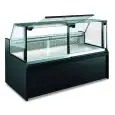 Banco alimentare refrigerato - Mod AMAS L - Ventilato - Temperatura °C +0/+10 - Profondità piano espositivo: 72 cm