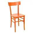 SEDIA OLD MILANO - MOD. SD 024 - STRUTTURA IN LEGNO DI FAGGIO - SEDUTA IN MULTISTRATO - PER USO INTERNO - DIM. cm L 42 x P 44 x 81 H - ALTEZZA SEDUTA cm 46 - NORMA CE