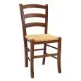 SEDIA PIANOSA - MOD. SD 075 - STRUTTURA IN LEGNO DI FAGGIO - SEDUTA IN PAGLIA VERA - PER USO INTERNO - DIM. cm L 42 x P 41 x 88 H - ALTEZZA SEDUTA cm 47 - NORMA CE