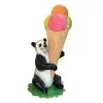 PANDA GELATO IN VETRORESINA TRIDIMENSIONALE - MOD. UI010C - Dimensioni cm L 110 x P 100 x 198 h