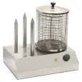 MACCHINA CUOCI HOT DOG - Mod. SH3 - N. 3 punzoni scaldapane - 230V monofase 50-60 Hz - Potenza 800 W - Norma CE