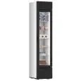 ESPOSITORE VERTICALE REFRIGERATO - MOD. SLIM N - STATICO CON AGITATORE - CAPACITA' LT. 203 - TEMPERATURA -18°/-24°C - DIMENSIONI cm. L 43,5 x P 50,9 x h 200,5 - Norma CE