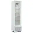 ARMADIO FRIGORIFERO IN LAMIERA VERNICIATA BIANCA - PER BIBITE - VENTILATO - Mod. MILS COOLER 225V B - CAPACITA' Lt 221 - N. 1 PORTA A VETRO - TEMPERATURA +1/+9°C - DIM. cm L 45 x P 49,7 x H 188,1 - NORMA CE