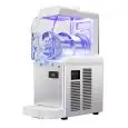 EROGATORE DI CREME FREDDE E SORBETTI - MOD. SP 1 ULTRA - N. 1 VASCA - CAPACITA' LT 5 - DOPPIO SISTEMA DI ILLUMINAZIONE A LED - SISTEMA DI SANIFICAZIONE DELLA VASCA CON LED nUV - Dim. Cm. L 26,2 x P 42,6 x h 61,3 - NORMA CE