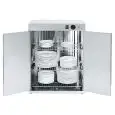 ARMADIO SCALDAPIATTI 2 PORTE BATTENTI - MOD. SPA120 - Monofase 230V - Potenza assorbita: W 1500 - Dimensioni cm L 69,7 x P 40,2 x 86,5 h - Norma CE