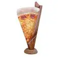 SPICCHIO DI PIZZA IN VETRORESINA TRIDIMENSIONALE - MOD. UT032 - Dimensioni cm L 85 x P 47 x 180 h