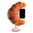 CROISSANT IN VETRORESINA TRIDIMENSIONALE - MOD. UT047 - Dimensioni cm L 60 x 160 h