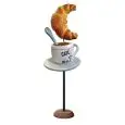 TOTEM ESPRESSO IN VETRORESINA TRIDIMENSIONALE - MOD. UT053 - Dimensioni cm L 80 x P 40 x 270 h