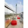 PANCA - MOD. SUMMERTIME - POUF PER INTERNO/ESTERNO - STRUTTURA IN POLIETILENE - NORMA CE