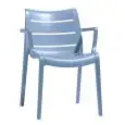 SEDIA SUNSET - MOD. 2329 - STRUTTURA IN TECNOPOLIMERO RINFORZATO - PER USO INTERNO ED ESTERNO - IMPILABILE - DIM. cm L 61 x P 59 x H 82 - NORMA CE