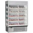ESPOSITORE MURALE PER SALUMI E LATTICINI - MOD. SUPER SUNNY 19 GLASS HD G - PORTE BATTENTI - CAPACITA' LT. 1340 - TEMPERATURA 0°/+10°C - VENTILATO - DIMENSIONI cm. L 188,5 x P 73,7 x h 198,7 - Norma CE