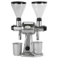 MACINACAFFE' E MACINAPEPE - MOD. MCMP CSM2 - VERSIONE DOPPIA - PRODUZIONE ORARIA Kg 10x2 - ALIMENTAZIONE V 230/50-60Hz MONOFASE - POTENZA Kw 0,75 (0,1 Hp) - DIM. Cm L 22 x P 50 x h 72 - NORMA CE