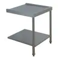 Tavolo uscita per lavastoviglie capote - Mod TAV - Destro o sinistro - Con ripiano inferiore - Per lavastoviglie mod U110 E U110N