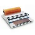 CONFEZIONATRICE DISPENSER A PELLICOLA TERMOSIGILLATRICE A PIANO CALDO - Mod PFC-0065 - Rotoli film cm 45