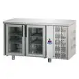 Tavolo refrigerato in acciaio inox Tecnodom UG02MPV