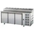 Tavolo refrigerato in acciaio inox Tecnodom TF03MIDGNSK