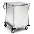 ARMADIO PORTATEGLIE CALDO - MOD THERMOVEGA 2 SH C10 - RISCALDATO A SECCO - CAPACITA' TEGLIE N. 20 GN 1/1 o N. 10 GN 2/1 - POTENZA W 700 - DIMENSIONI cm L 89,8 x P 81,5 x 108,8 h