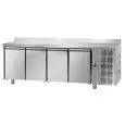 Tavolo refrigerato in acciaio inox Tecnodom UQ04MAL