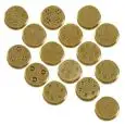 TRAFILE FORMATI VARI IN LEGA OTTONE Ø mm 75 - BRONZO - per macchine pasta fresca Mod. PASTA 5 - Norma CE