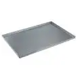 TEGLIA RETTANGOLARE IN LAMIERA ALLUMINATA PER PASTICCERIA E PIZZERIA - DIM. mm L 660 x P 460 x 20 H