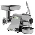 ABBINATO TRITACARNE E GRATTUGIA - MOD. TCGR8A - GRUPPO MACINAZIONE IN ALLUMINIO ALIMENTARE - POTENZA Kw 0,38 (0,5Hp) - ALIMENTAZIONE V 230/50Hz MONOFASE - PRODUZIONE ORARIA CARNE Kg 15 - PRODUZIONE ORARIA FORMAGGIO Kg 30 - DIM. Cm L 26 x P 38 x h 36 - NOR