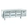 Tavolo refrigerato in acciaio inox Cool Head UGN 3160
