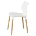 SEDIA UNI - MOD. 602 - STRUTTURA A 4 GAMBE TONDE IN FAGGIO - SEDUTA IN POLIPROPILENE - ALTEZZA SEDUTA cm 47 - PER USO INTERNO - DIM. Cm L 45 x P 53 x H 81 - NORMA CE