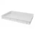 CONTENITORE PASTA E PIZZA IN POLIETILENE - CAPACITA' Lt 13 - DIMENSIONI ESTERNE cm. L 60 x P 40 x 7 h - DIMENSIONI INTERNE cm. L 57 x P 37 x 6 h - PESO Kg 1,3