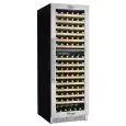 VETRINA REFRIGERATA PER VINO - MOD. G-VI180D - VENTILATO - TEMPERATURA +5°/+12°C / +12°/+20°C - N. 1 PORTA IN VETRO - STRUTTURA IN LAMIERA VERNICIATA NERA - CAPACITA' LORDA Lt. 379 - POTENZA W 160 - ALIMENTAZIONE 220-240V/1/50Hz - DIMENSIONI cm L 71 x P 5