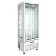 Espositore refrigerato verticale in acciaio ventilato con temperatura positiva e capacità Lt 340 Klimaitalia VICTORIA 65 NFP WHITE