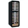 Vetrina refrigerata per vino con capacità Lt 268 e temperatura da +2 a +12 °C e da +12 a +20 °C Klimaitalia VINARIUS 62 BLACK