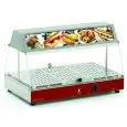 VETRINA RISCALDATA- Mod. VLS1/R - Temperatura 0°/+110°C - N. 1 ripiano - Alimentazione monofase 230V/1/50-60Hz - Potenza W 650 - Dimensioni cm L 59 x P 35 x 37,5h