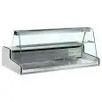 Vetrina refrigerata da appoggio - Mod VR 2000 SS - Refrigerazione statica - Temperatura °C +4/+6 - Profondita' piano espositivo: 52 cm