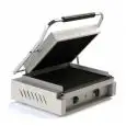 PIASTRA ELETTRICA IN VETROCERAMICA - Mod. VTR-ML - Piastra singola liscia - Piano cottura cm 37x30 - Potenza kW 2 - Alimentazione monofase - Dimensioni cm L 49 x P 46 x 19/59h - Norma CE