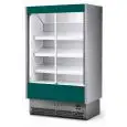 ESPOSITORE MURALE REFRIGERATO CON PORTE SCORREVOLI - MOD. VULCANO VS 80 FV VERNICIATO - PER FRUTTA E VERDURA - Vetri scorrevoli - A BASSO CONSUMO ENERGETICO - VENTILATO - TEMPERATURA DI ESERCIZIO °C +6/+2 - SELF SERVICE