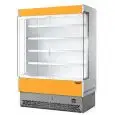 ESPOSITORE MURALE REFRIGERATO CON PORTE A BATTENTE - MOD. VULCANO VB 60 VERNICIATO - ADATTO PER CARNE CONFEZIONATA - A BASSO CONSUMO ENERGETICO - VENTILATO - TEMPERATURA MINIMA DI ESERCIZIO °C +0/+2 - SELF SERVICE - NON CANALIZZABILE - NORMA CE