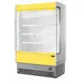 ESPOSITORE MURALE REFRIGERATO CON PORTE A BATTENTE - MOD. VULCANO VB 80 VERNICIATO - ADATTO PER CARNE CONFEZIONATA - A BASSO CONSUMO ENERGETICO - VENTILATO - TEMPERATURA MINIMA DI ESERCIZIO °C +0/+2 - SELF SERVICE - NON CANALIZZABILE - NORMA CE