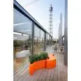 VASO - MOD. WAVE POT - PER INTERNO ED ESTERNO - STRUTTURA IN POLIETILENE - NORMA CE