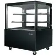 VETRINA PASTICCERIA - MOD. SQUARE 2 - VETRI FRONTALI DRITTI - VENTILATA - TEMPERATURA +2°/+8°C - ALIMENTAZIONE MONOFASE 230V/1/50 Hz - ALTEZZA cm 120 - NORMA CE