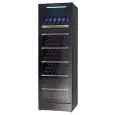 VETRINA ESPOSITIVA REFRIGERATA PER VINO - MOD. WINE 185 FG IND 4.0 - INDUSTRIA 4.0 - TEMPERATURA +8°/+22° +5°/+22 °C - CAPACITA' Lt 368 - POTENZA W 170 - SBRINAMENTO AUTOMATICO - MONOFASE V 230/1/50 Hz - REFRIGERAZIONE VENTILATA - DIMIMENSIONI Cm L 59,5 x